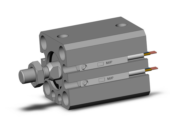 SMC CDQSXB16-15DCM-M9PSAPC compact cylinder cyl, microspeed, dbl acting