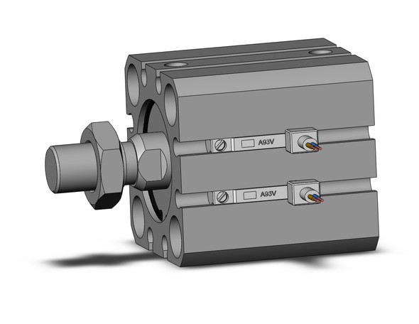 SMC CDQSB25-10DM-A93VL compact cylinder cylinder, compact