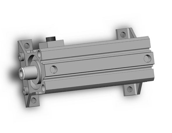 SMC CDBQ2L40-75DC-RN compact cylinder cyl, compact, locking, sw capable