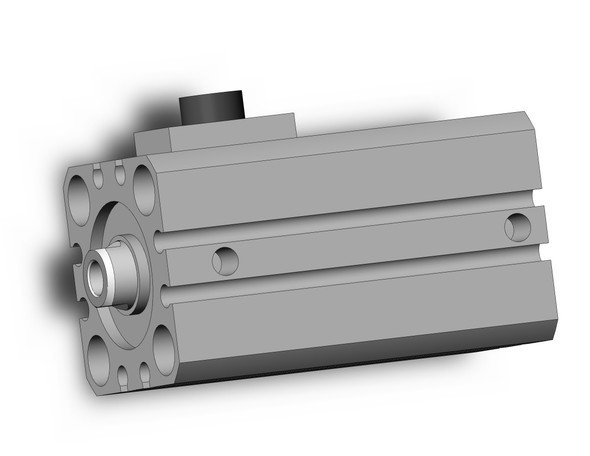 SMC CDBQ2B25-15DC-RN compact cylinder cyl, compact, locking, sw capable