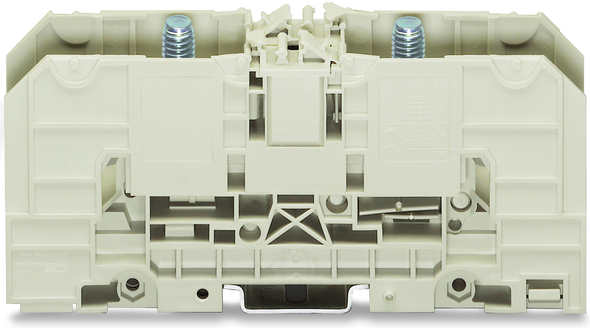 Wago 400-490/490-002 Stud terminal block; 70 mm; with 2 stud bolts M8; 70,00 mm; light gray