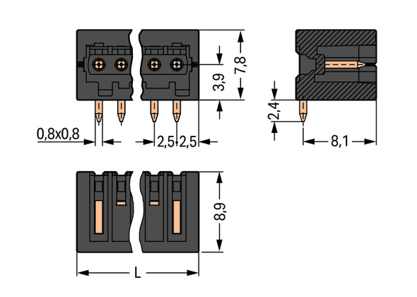 Wago 733-369/105-604/997-406 Pack of 300