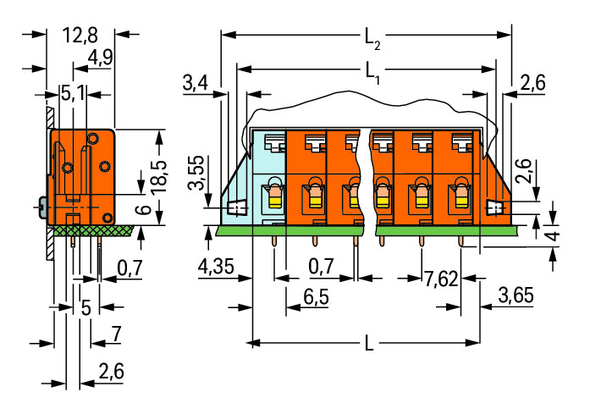 Wago 741-423 Pack of 35