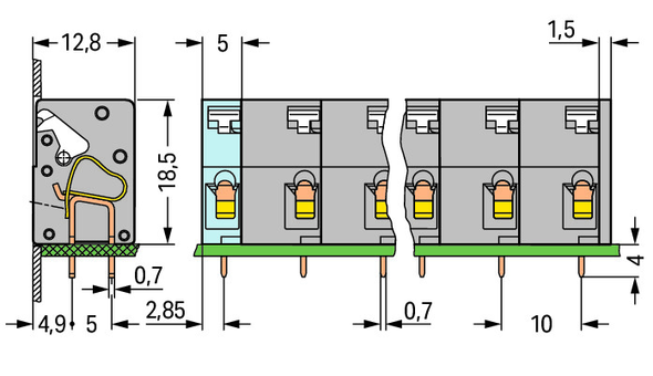 Wago 741-508 Pack of 15