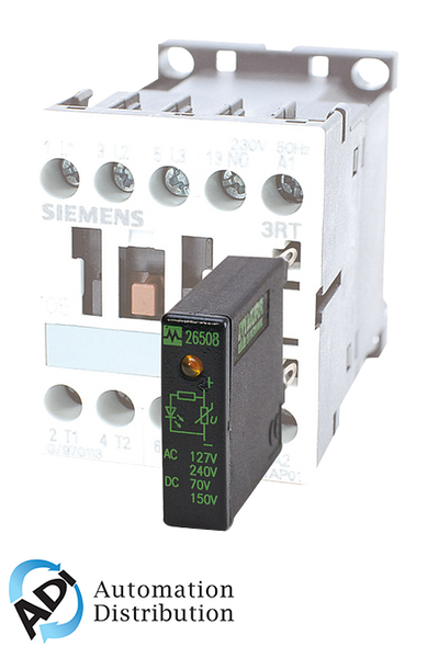 Murrelektronik 21201 siemens contactor suppressor, rc, 110vac/dc, s00-rc-110-s