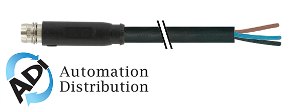 Murrelektronik 7000-08161-6300050 m8 male 0?? snap-in with cable, pur 3x0.25 bk ul/csa+drag chain 0.5m