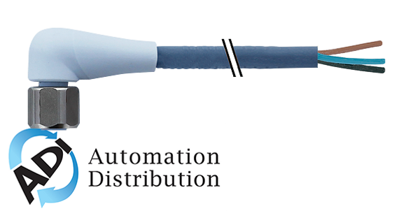 Murrelektronik 7024-12321-3150150 m12 female 90?? with cable f+b pro, tpe-s 3x0.34 bu ul robot+drag chain 1.5m