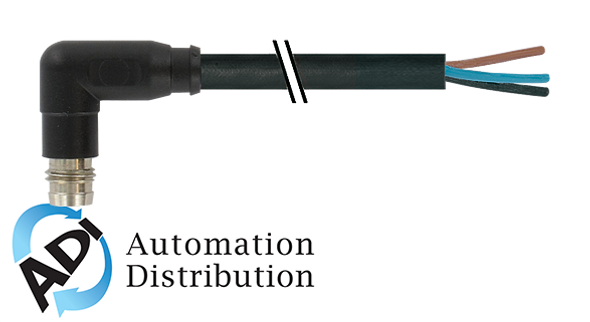 Murrelektronik 7000-08181-6500150 m8 male 90?? snap-in with cable, pur 3x0.25 bk ul/csa+robot+drag chain 1,5m