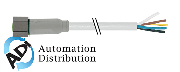 Murrelektronik 7014-08061-2110300 m8 female 0?? with cable f+b, pvc 4x0.25 gy ul/csa 3m