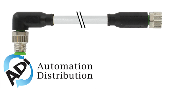 Murrelektronik 7000-88071-2210100 m8 male 90?? / m8 female 0??, pur 4x0.25 gy ul/csa 1m