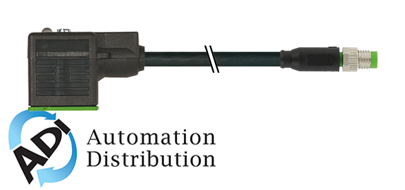 Murrelektronik 7000-88711-6330100 m8 male 0?? 4 pole / msud valve plug form a 18mm, pur 3x0.34 black ul/csa, drag ch 1m