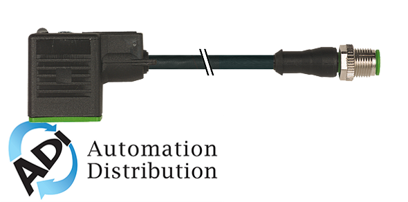 Murrelektronik 7000-40961-6560100 m12 male 0?? / msud valve plug form bi 11mm, pur 3x0.75 black robot, drag ch 1m