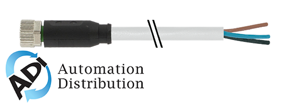 Murrelektronik 7000-08061-2510500 m8 female 0?? with cable, pur 4x0.25 gy ul/csa+robot+drag chain 5m