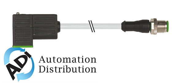 Murrelektronik 7000-41041-2160500 m12 male 0?? / msud valve plug form ci 9.4mm, pvc 3x0.75 gy 5m