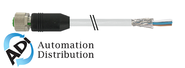 Murrelektronik 7000-13181-3170500 m12 female 0?? shielded, pvc 3x0.34 shielded gray, 5m
