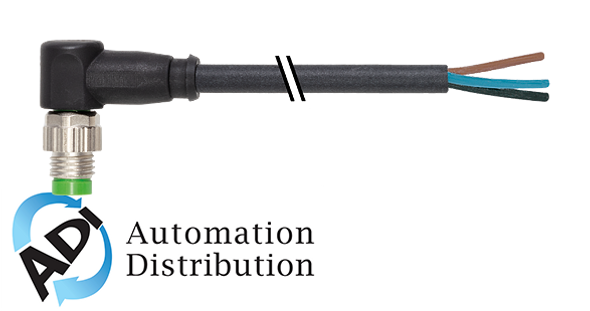 Murrelektronik 7000-08931-6960300 m8 male 90?? with cable, pur 8x0.14 bk 3m