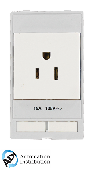 Murrelektronik 4000-68000-0040000 modlink msdd socket insert usa nema 5-15, 125vac/15a screw connection