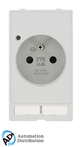 Murrelektronik 4000-68000-0050000 modlink msdd socket insert france, 250vac/16a