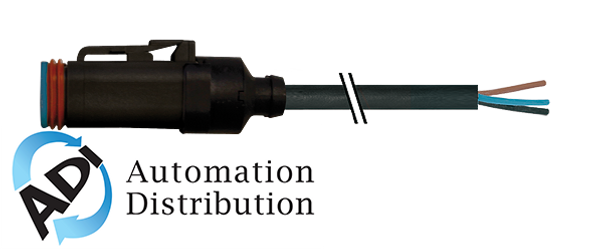 Murrelektronik 7072-72161-5690300 valve plug mdc06-4s with cable, pur 4x0.75 bk ul/csa+drag chain 3m