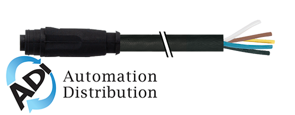 Murrelektronik 7000-08945-6951000 m8 female 0?? snapin with cable, pur 5x0.25 bk ul 10m