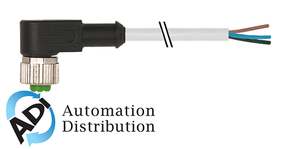 Murrelektronik 7000-12361-2251500 m12 female 90?? with cable, pur 5x0.34 gy ul/csa 15m