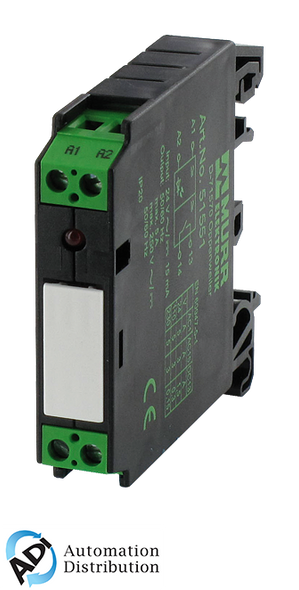 Murrelektronik 51526 rmme 11/110 ac input relay, in: 110 vac/dc - out: 250 vac/dc / 1 a, 1 n/o contact - 12 mm screw-type termina