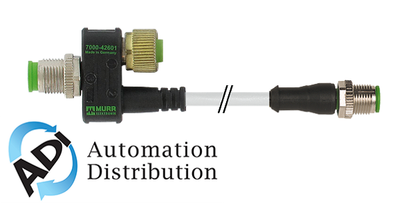 Murrelektronik 7000-42601-0000000 t-coupler m12female 8p/m12male+cable 4p+m12male 3p