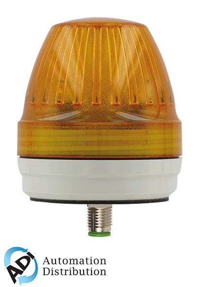 Murrelektronik 4000-75057-1312000 comlight57 led amber status light, with 4 pole m12 bottom exit, input 24vdc, protection degree ip65