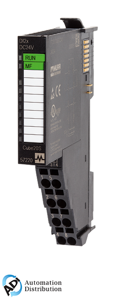 Murrelektronik 57327 cube 20s digital output module do2, 2x230ac 3,0a relais