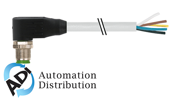 Murrelektronik 7000-17021-2951000 m12 male 90?? with cable, pur 8x0.25 gy ul/csa+drag chain 10m