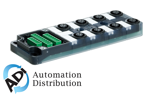 Murrelektronik 8000-88501-0000000 exact12, 8xm12, 5-pole, basic housing, npn-led's, without homerun-cable