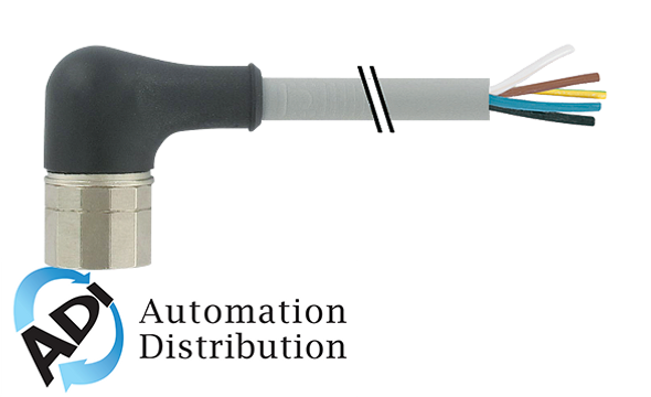 Murrelektronik 7000-23151-3620500 m23 female 90?? with cable, pur 8x0.34+3x0.75 gy drag chain 5m