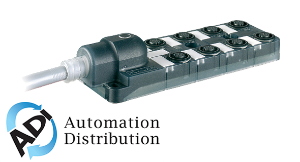 Murrelektronik 8000-88410-3620500 exact12, 8xm12, 4 pole moulded cable, 5.0m pur/pvc 8x0,34+3x0.75, ul/csa