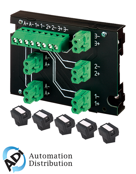 Murrelektronik 55575 masi20 distributor 2x as-i and 3x extern power, as-interface bus- and powerdistributor, 3x extern power pot. separation + 5 screw terminal