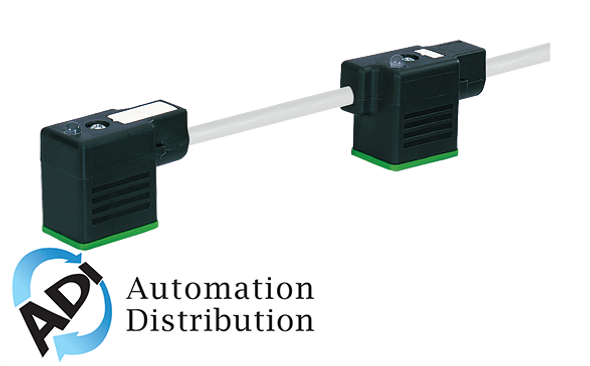 Murrelektronik 7000-58101-2272000 msud double valve plug form bi 11mm, pur 4x0.75 gray, 20m