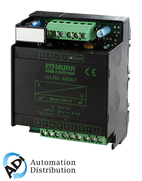 Murrelektronik 44201 mpuuw analog coupler component, in: 0..10 v - out: 0..10 v / 300 ma, mounting rail / screw-type terminal