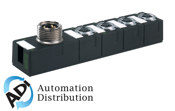 Murrelektronik 56955 power distributor cube 67, 4x m12, 6-pole