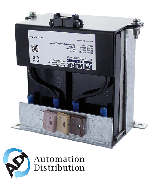 Murrelektronik 89550 emparro accu 2401, maintenance-free battery module 24v/1,2ah