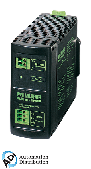 Murrelektronik 85164 mcs-b power supply 1-phase, in: 100-265vac out: 24v/7,5adc