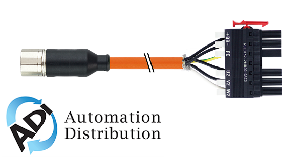 Murrelektronik 7000-PS415-8540750 m23 servo cable, specification: 6fx8002-5cs06-1ah5