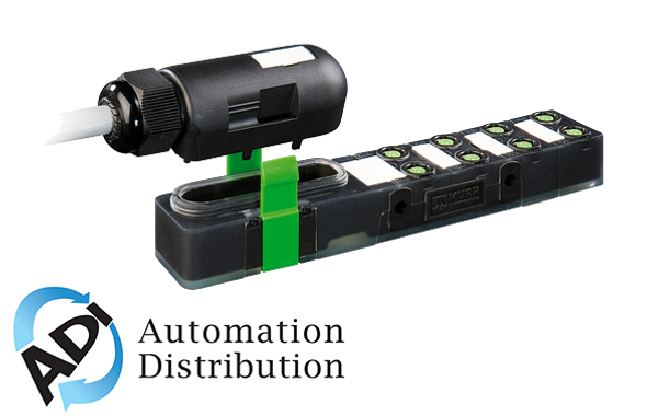 Murrelektronik 8000-88040-3591000 exact8, 8xm8, 3 pole plug. cap, spring-term., 10.0m pur 8x0,34+2x0,75, ul/csa