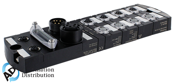 Murrelektronik 55144 impact67 e dio12 dio4/iol4 4p, impact67 ethernetip compact module, plastic housing, 7/8" 4-pole, quick connect, dlr, 4x iol class a/b