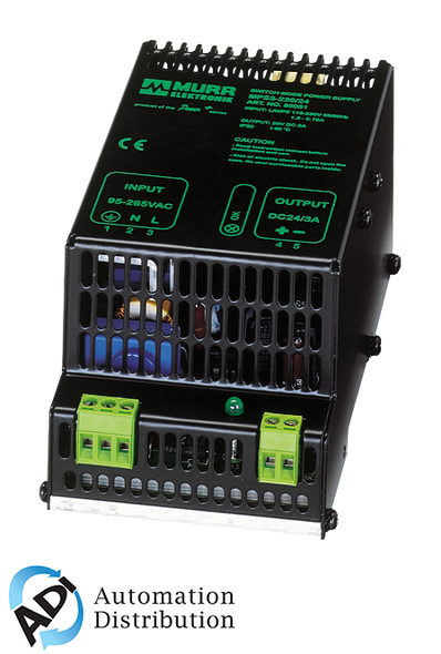 Murrelektronik 85051 mps power supply 1-phase, in: 95-265vac out: 24v/3adc