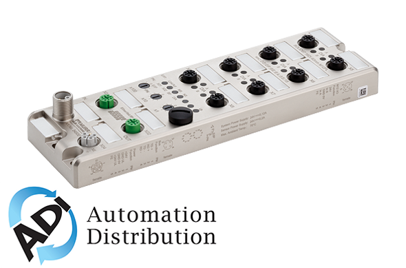 Murrelektronik 54502 solid67 do16 60mm m12l 5p, solid67 multiprotocol profinet or ethernetip, compact module, 60 mm width, metal, profinet / ethernetip via m12-d