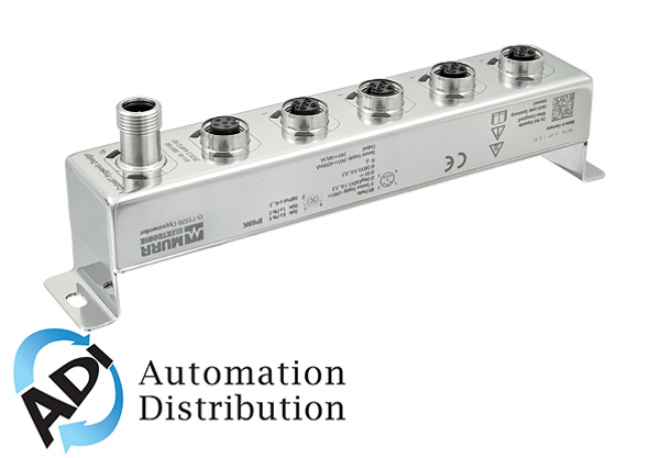 Murrelektronik 5661160 cube67 hygienic design i/o extension module, 8 multifunction channels, cube67 dio8 e 4xm12