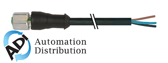 Murrelektronik 7004-12241-6151000 m12 female 0?? with cable v4a, pvc 5x0.34 bk ul/csa 10m Pack of 10