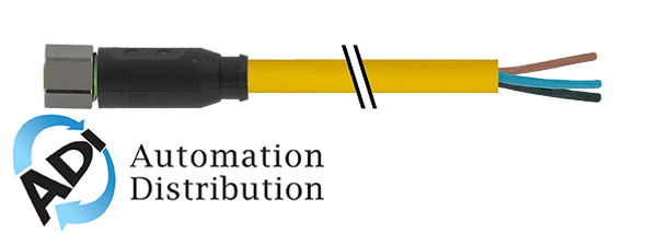 Murrelektronik 7004-08041-0501000 m8 female 0?? with cable v4a, pur 3x0.25 ye ul/csa+robot+drag chain 10m Pack of 10