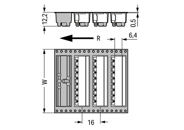 Wago 231-466/001-000/105-604/997-407 Pack of 170