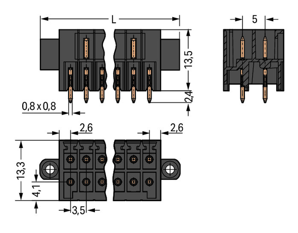 Wago 713-1416/117-000/997-409 Pack of 120