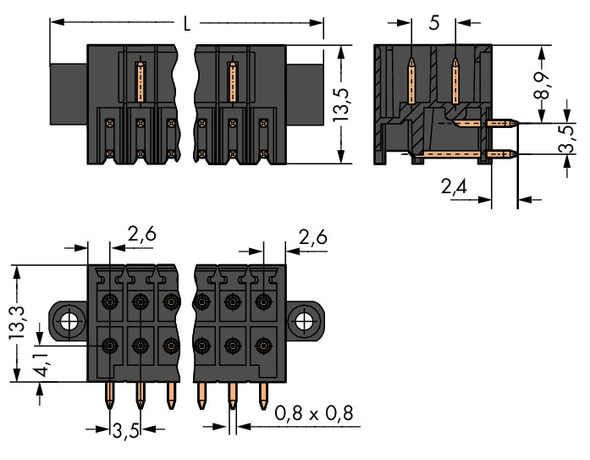 Wago 713-1426/117-000/997-406 Pack of 120